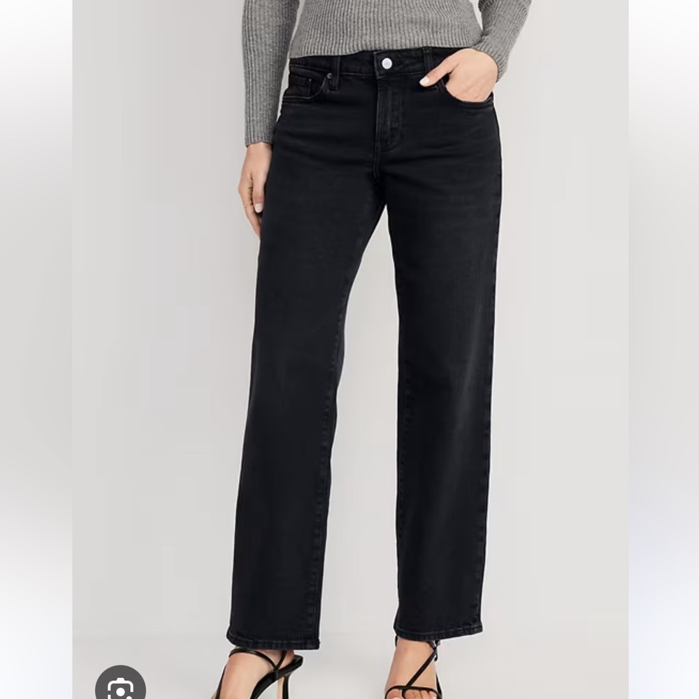 Old Navy Black O.G. Loose Jeans